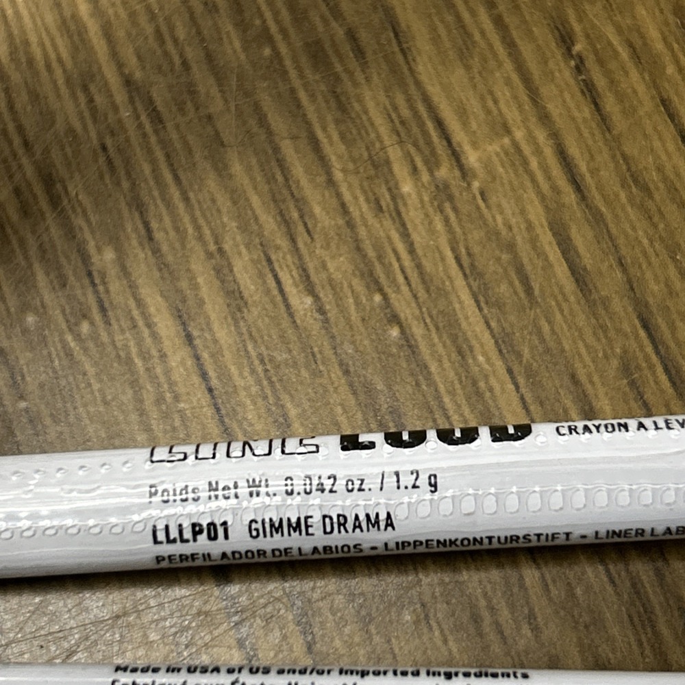 2 SEALED NYX Professional Make Up LINE LOUD LIP‎ PENCIL # LLLP01 GIMME DRAMA - Picture 3 of 4